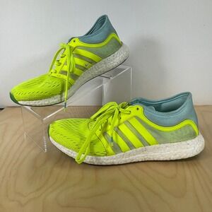 Adidas Rocket Boost Running Shoes Women's Neon Yellow Athletic‎ Sneakers